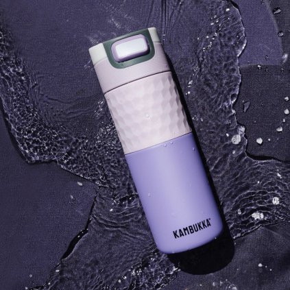 Thermosbeker ETNA GRIP 500 ml, lichtpaars, roestvrij staal, Kambukka