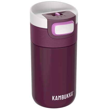Thermosbeker ETNA 300 ml, kersenlak, roestvrij staal, Kambukka