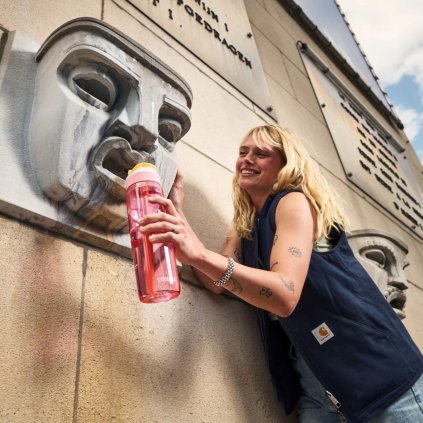 Waterbidon LAGOON 1 l, zonnige meloen, tritan, Kambukka