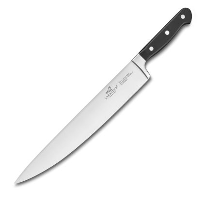 Koksmes PLUTON 30 cm, roestvrijstalen klinknagels, zwart, Lion Sabatier