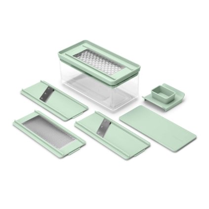 Mandoline TASTY PLUS 22 cm, groen, plastic, Brabantia