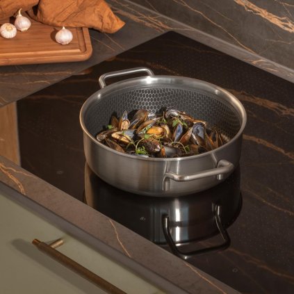 Sauteerpan MULTI MOSAIC 24 cm, zilver, roestvrij staal, Eva Solo