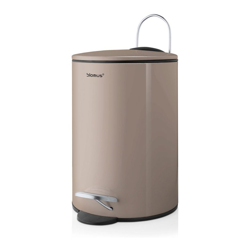 Badkamerprullenbak TUBO 3 l, taupe, Blomus