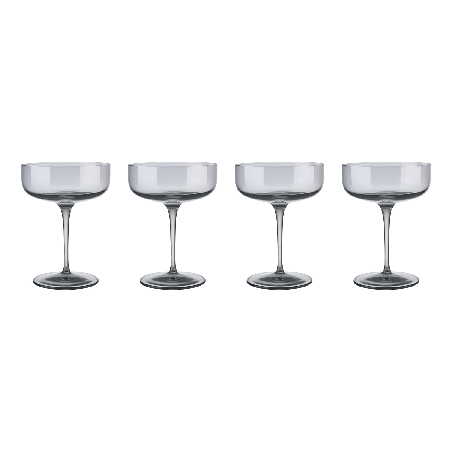 Champagneglas FUUM set van 4 stuks, 300 ml, rookglas, Blomus