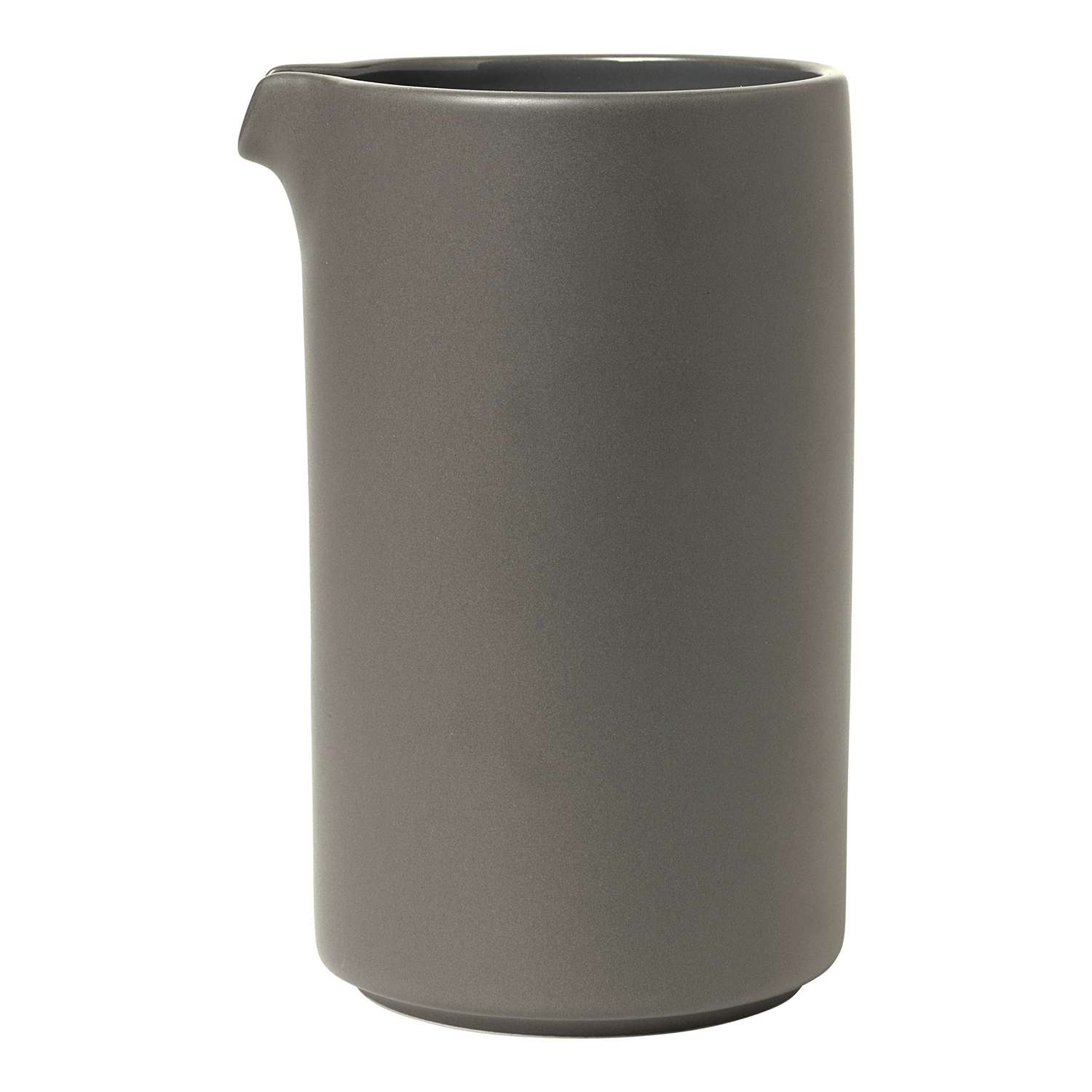 Melkkannetje PILAR 500 ml, donkergrijs, keramiek, Blomus