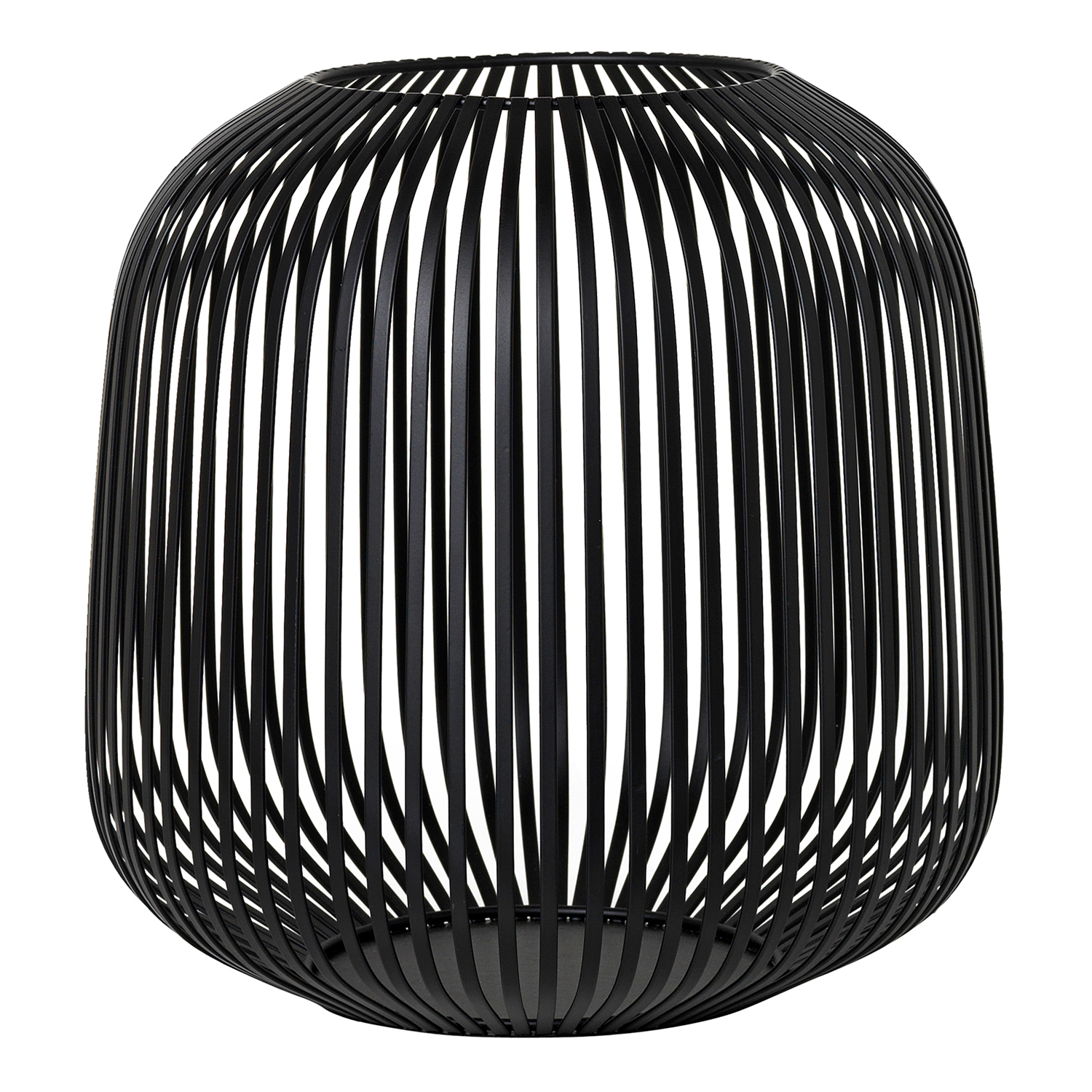 Lantaarn LITO M 27 cm, zwart, staal, Blomus