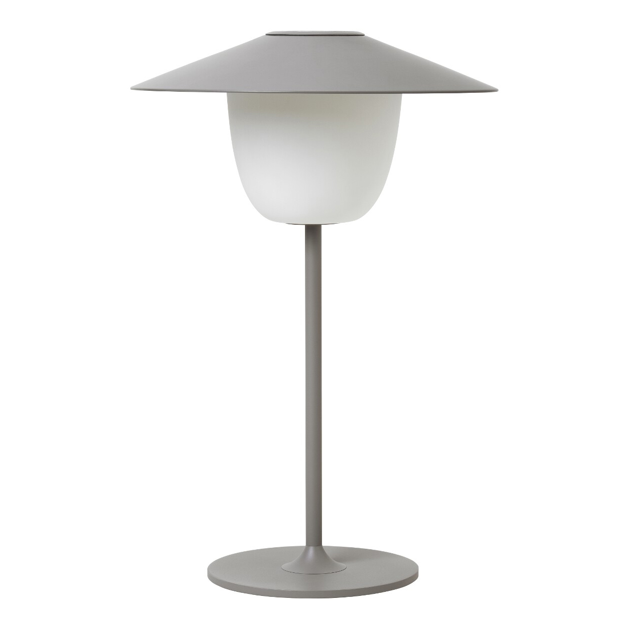 Draagbare tafellamp ANI LAMP, lichtgrijs, LED Blomus