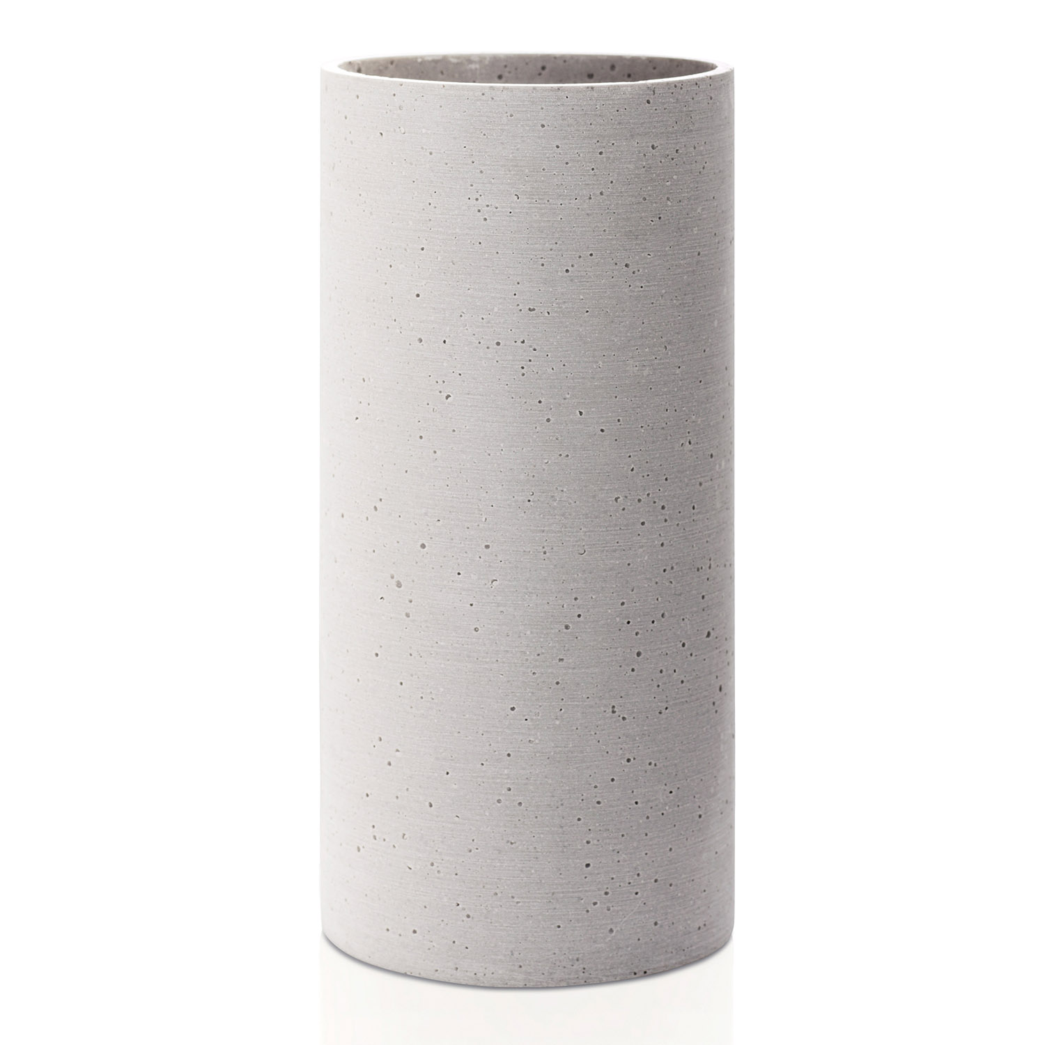 Vaas COLUNA L, 29 cm, lichtgrijs, Polystone, Blomus