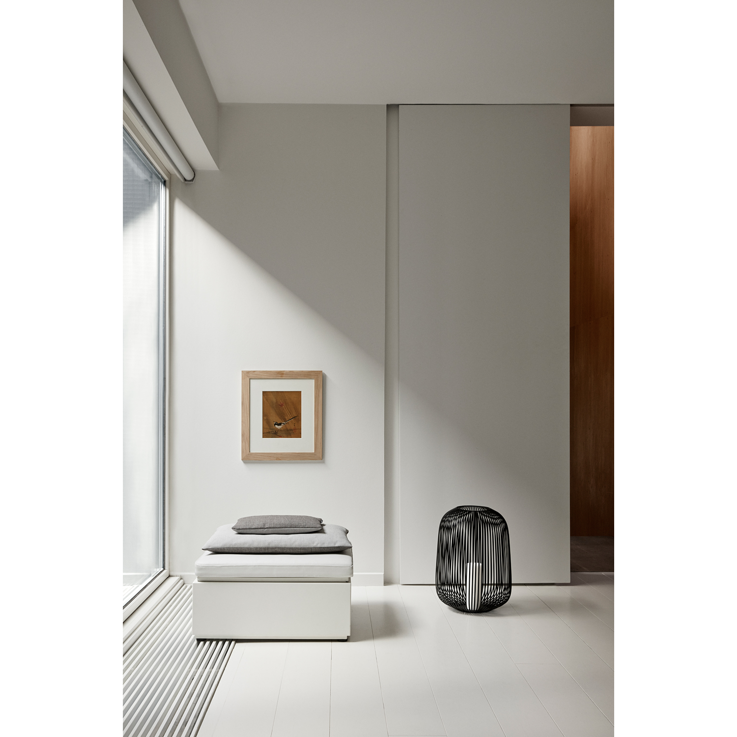 Lantaarn LITO L 45 cm, zwart, staal, Blomus