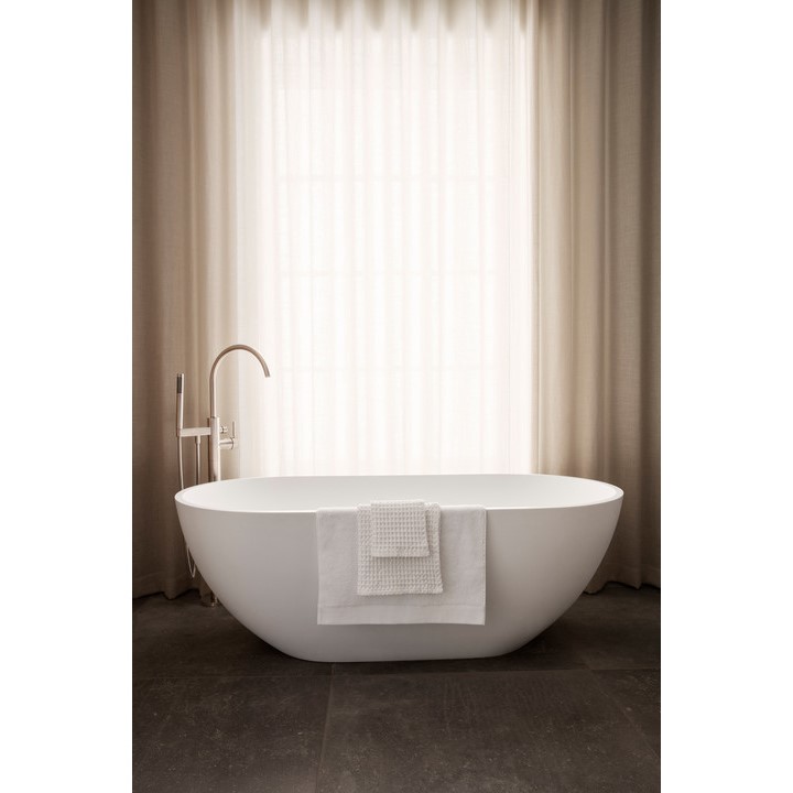 180095 blomus towel caro waffle pattern 50x100 cm color w 1