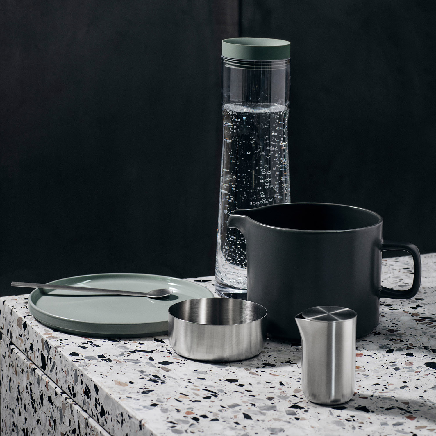 Dineerbord PILAR 27 cm, kaki, Blomus