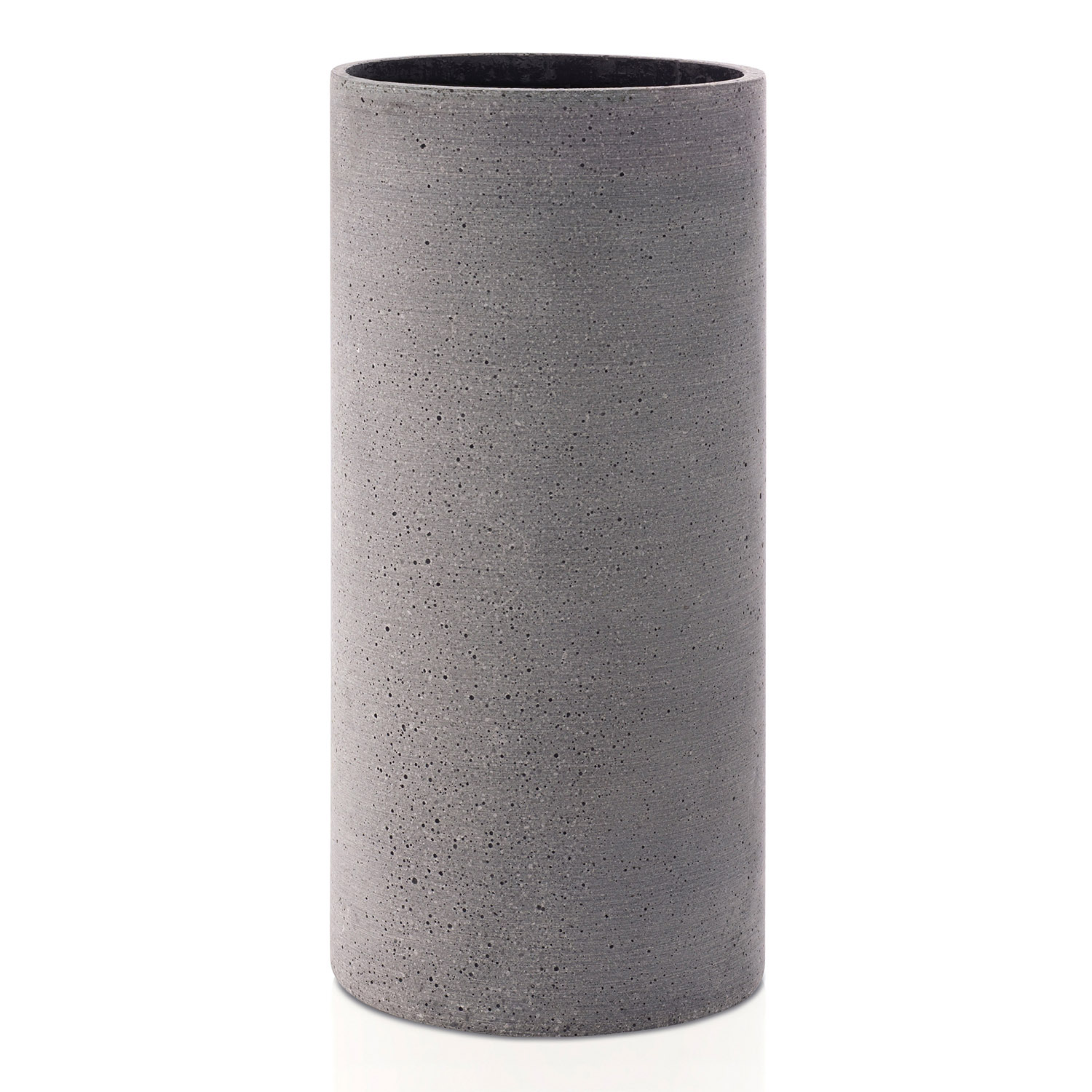 Vaas COLUNA L 29 cm, donkergrijs, Polystone, Blomus