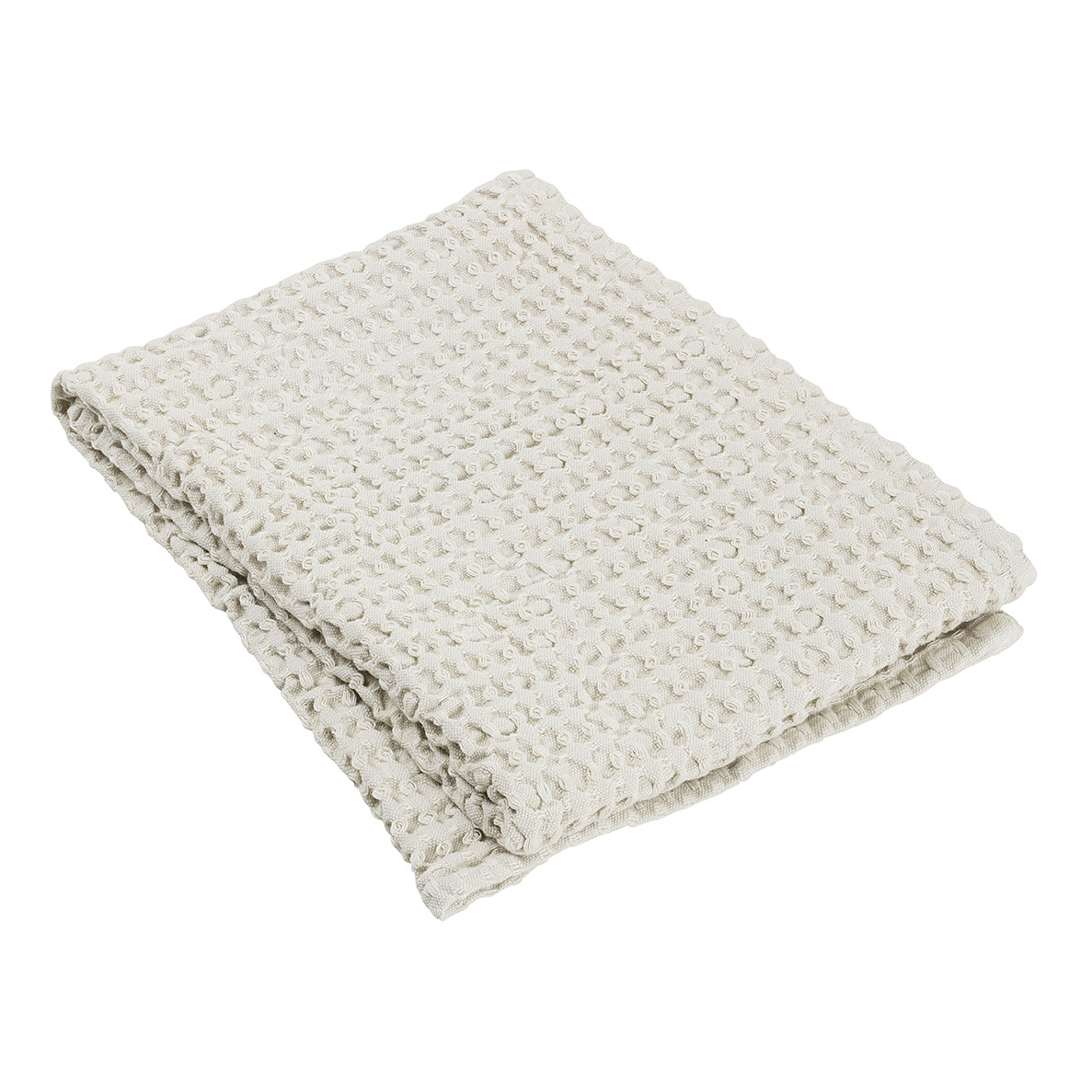 Handdoek CARO 50 x 100 cm, crème, Blomus