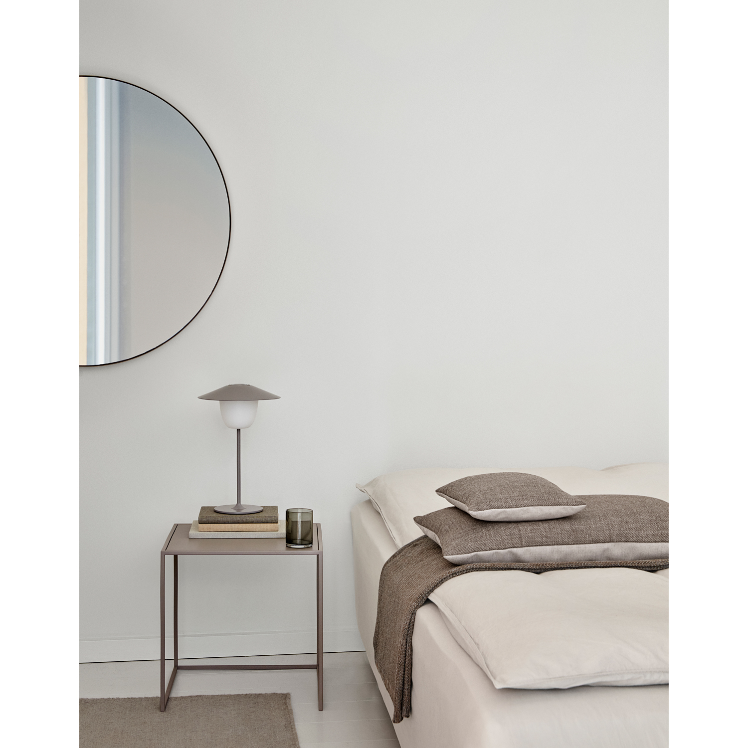 Bijzettafel FERA, set van 2 stuks, grijs, Blomus