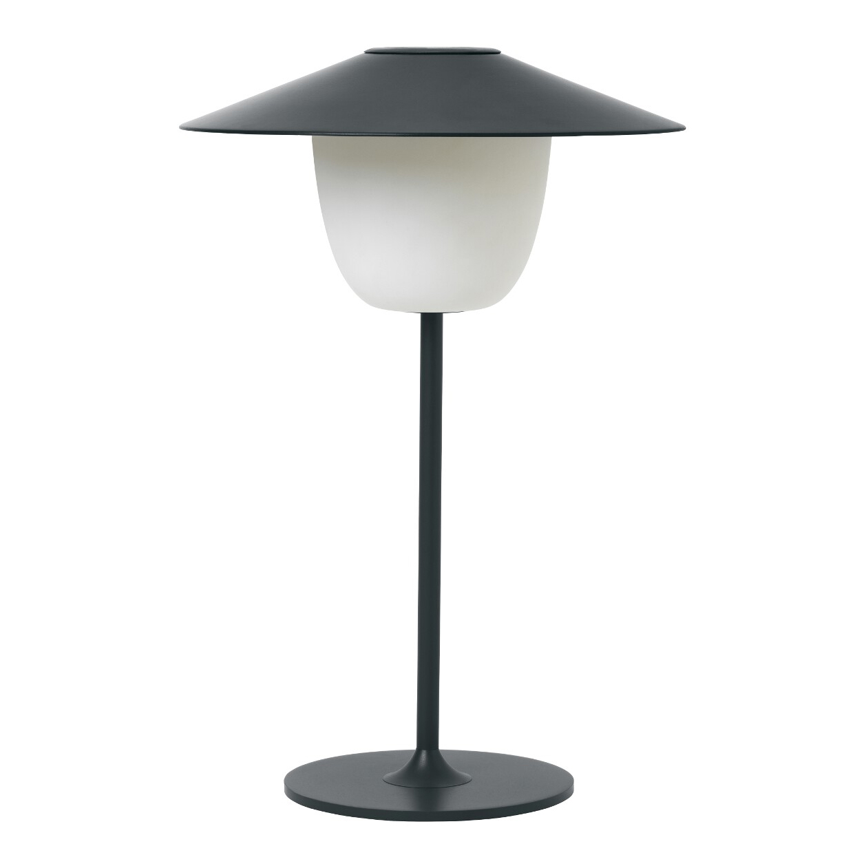 Draagbare tafellamp ANI 33 cm, LED, donkergrijs, Blomus