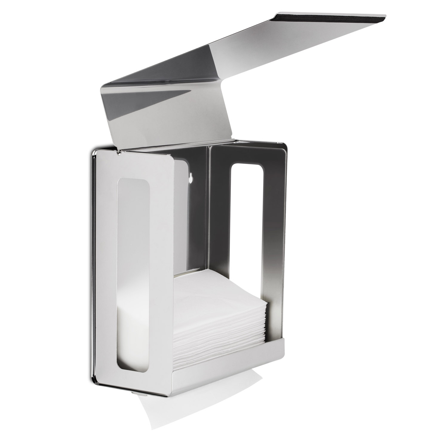 Handdoekdispenser NEXIO, gepolijst roestvrij staal, Blomus