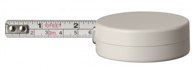Meetlint GENTS 3 m, crème, Blomus