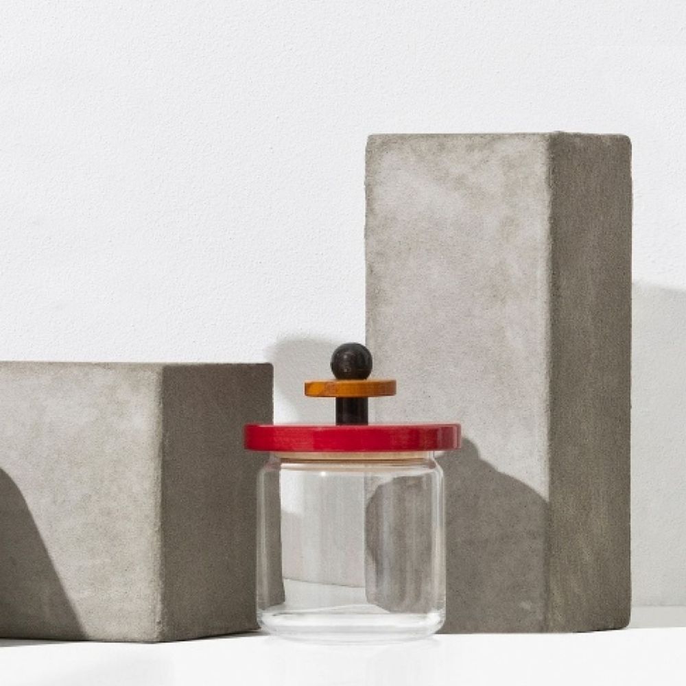 Vershoudpot 100 COLLECTION, 750 ml, rood, glas, Alessi