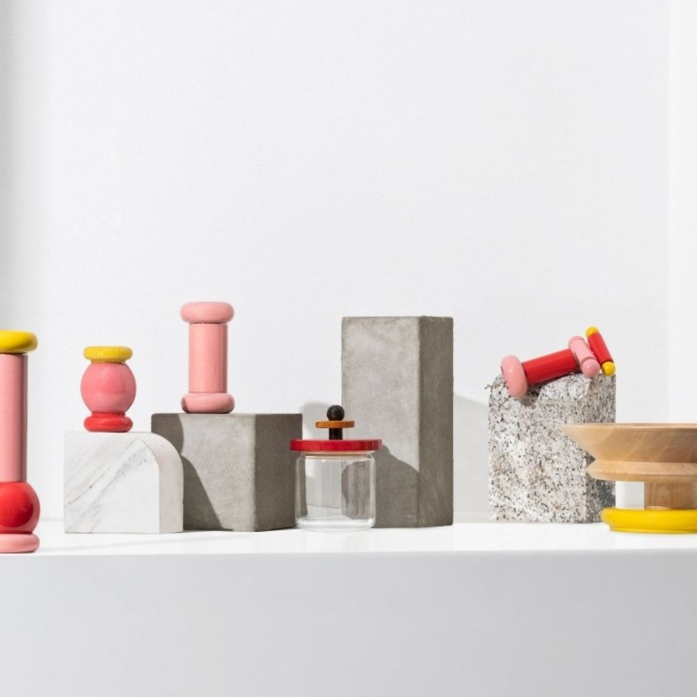 Vershoudpot 100 COLLECTION, 750 ml, rood, glas, Alessi