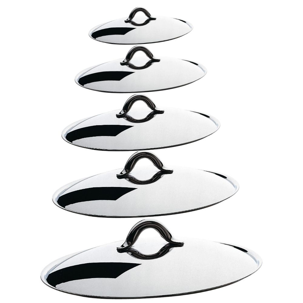 Pannendeksel MAMI 28 cm, roestvrij staal, Alessi