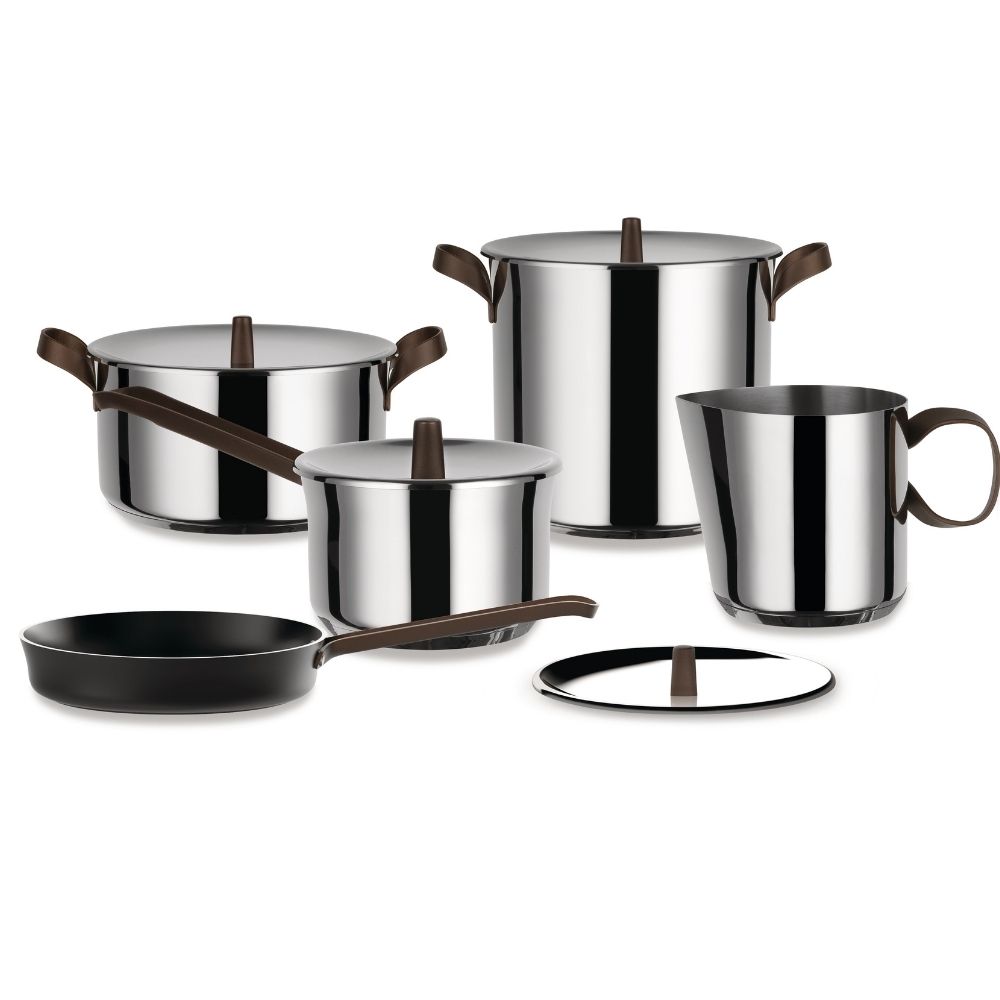 Pannendeksel EDO 20 cm, roestvrij staal, Alessi