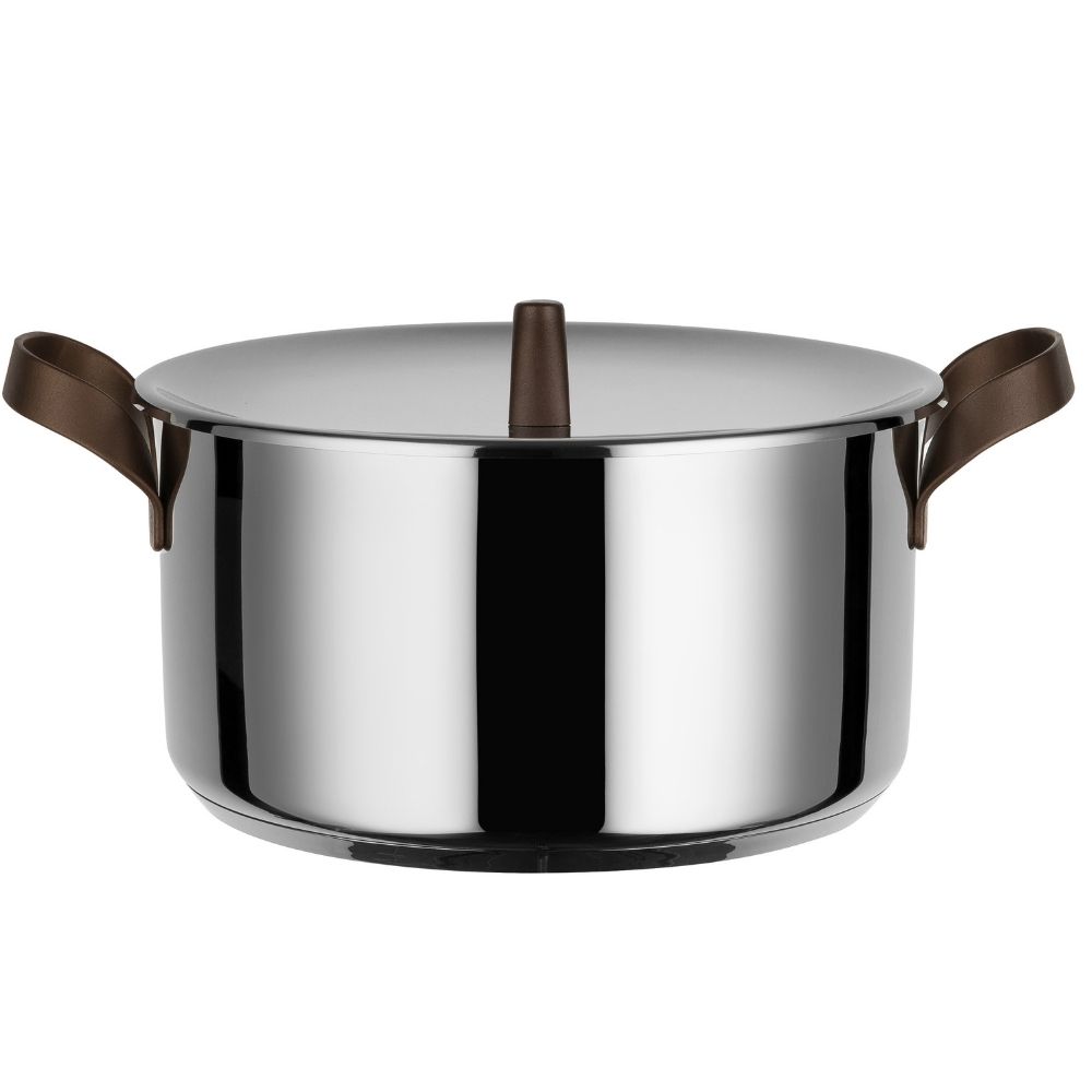 Pannendeksel EDO 20 cm, roestvrij staal, Alessi