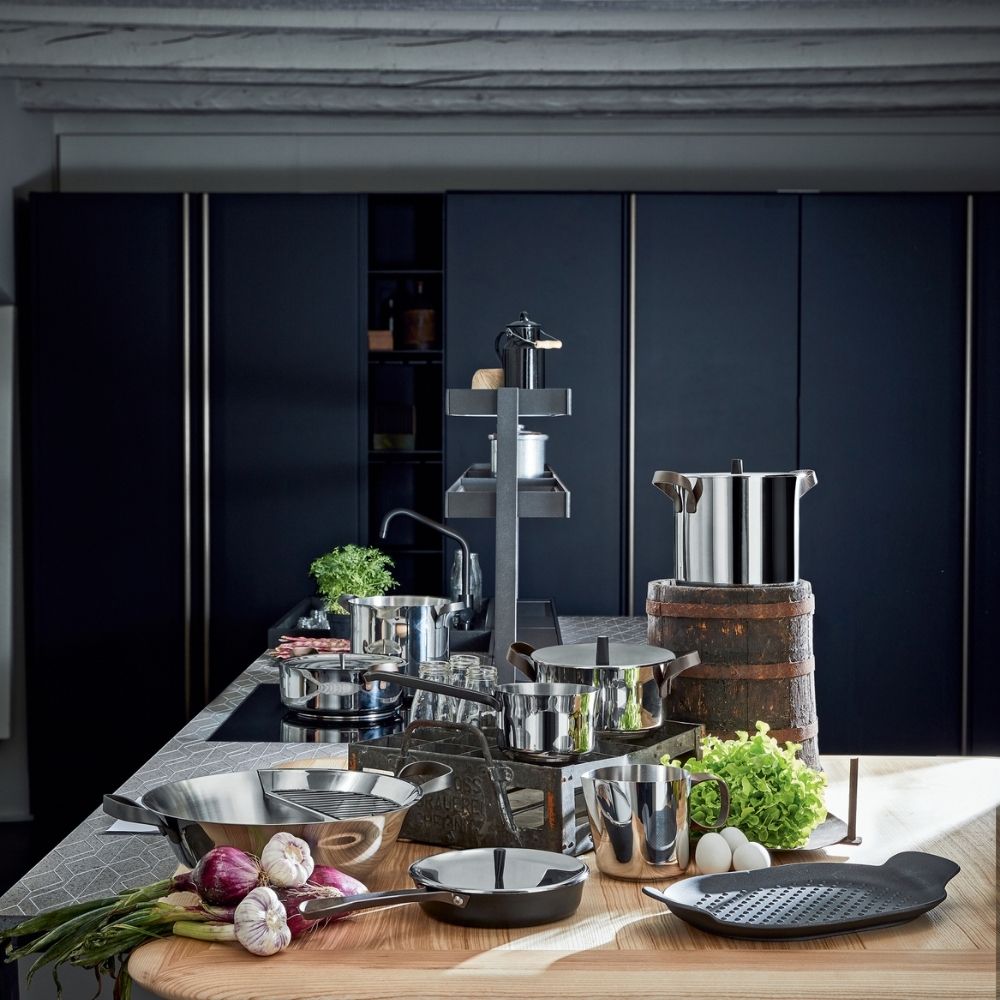 Pannendeksel EDO 20 cm, roestvrij staal, Alessi