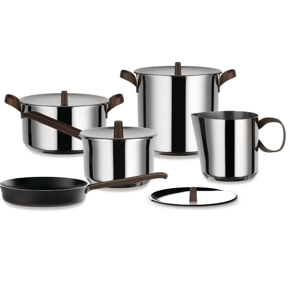 Sauteerpan EDO 28 cm, zwart, Alessi
