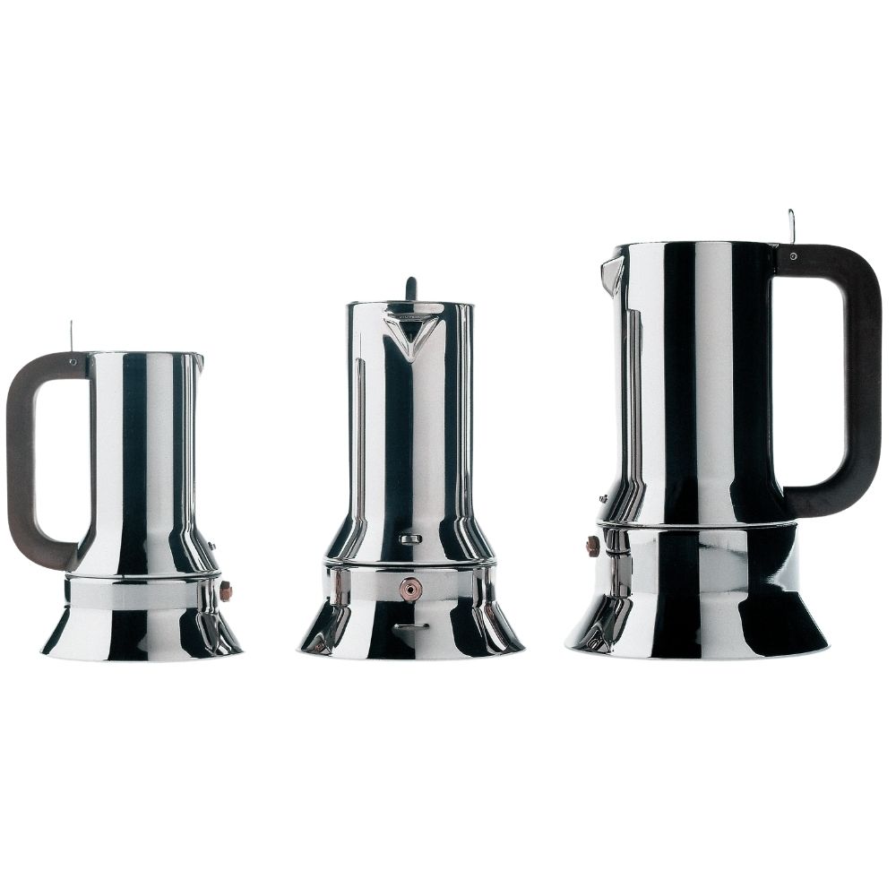 Espresso-percolator 9090, 300 ml, bruin handvat, Alessi