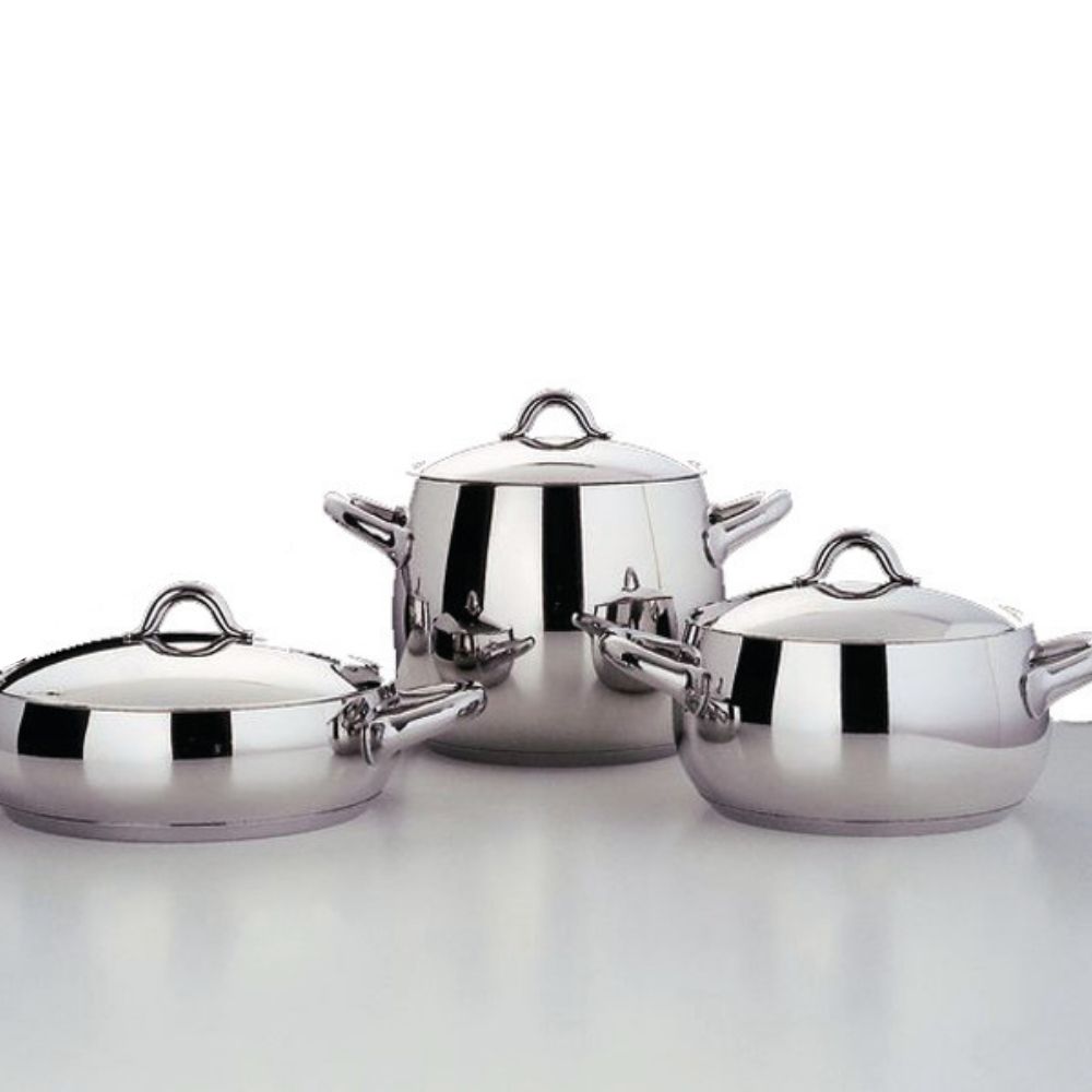 Pan MAMI 24 cm, zilver, Alessi