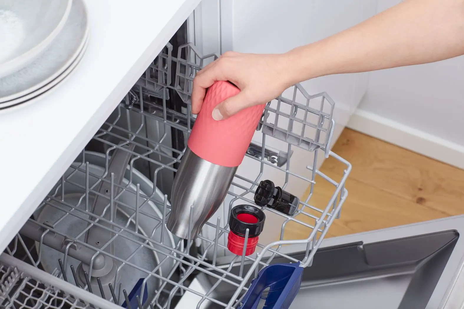 Thermosfles BLUDROP SLEEVE N3110810, 500 ml, roze,Tefal