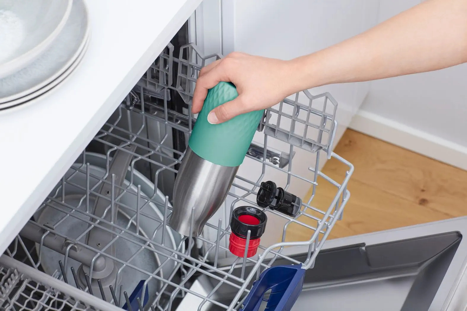 Thermosfles BLUDROP SLEEVE N3110610, 500 ml, groen,Tefal