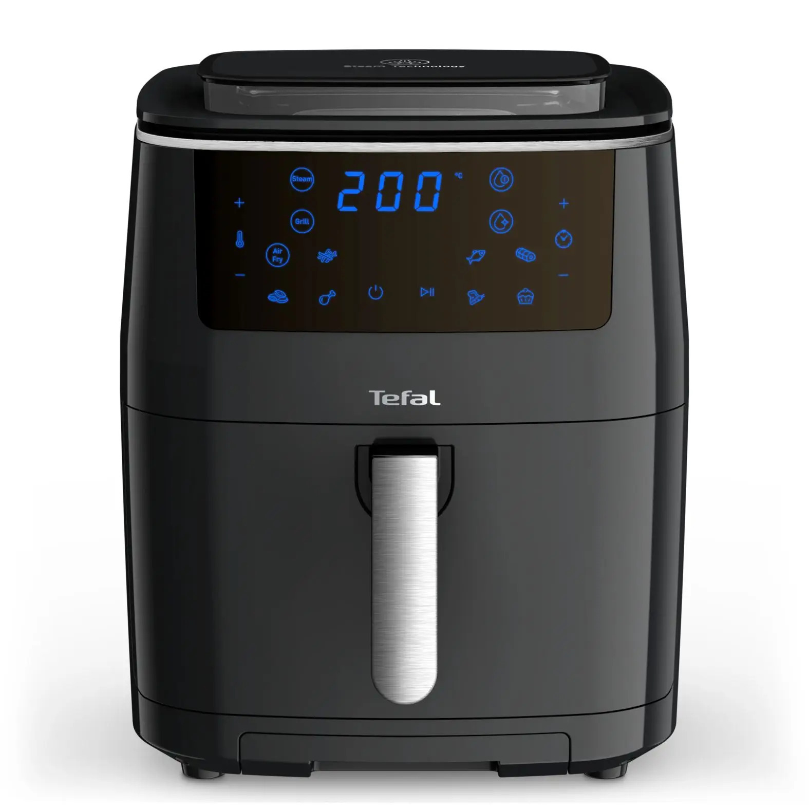 Airfryer EASY FRY & STEAM FW201815, zwart, Tefal