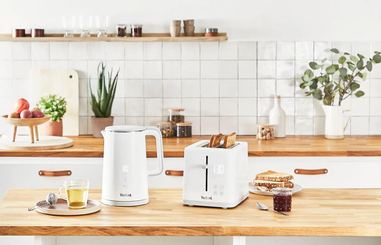 Broodrooster SENSE TT693110, 2 sleuven, wit, Tefal