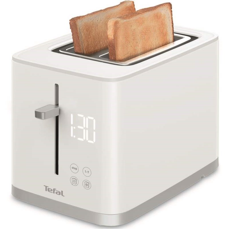 Broodrooster SENSE TT693110, 2 sleuven, wit, Tefal