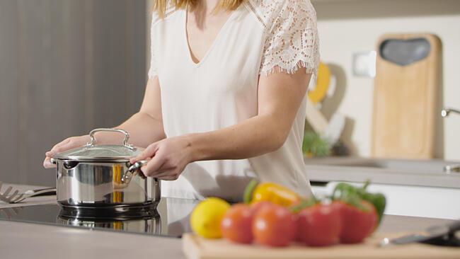 Hoge soeppan DUETTO+ G7197955 22 cm, Tefal
