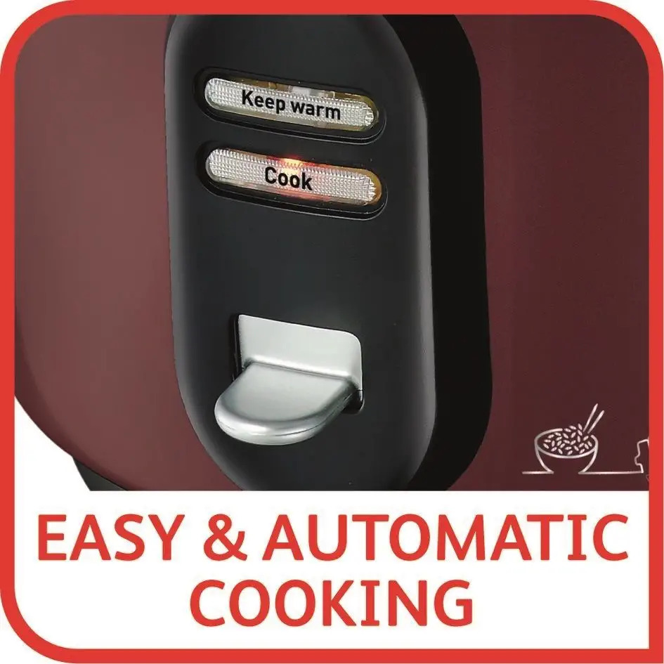 Rijstkoker NEW CLASSIC RK103811, zwart, Tefal