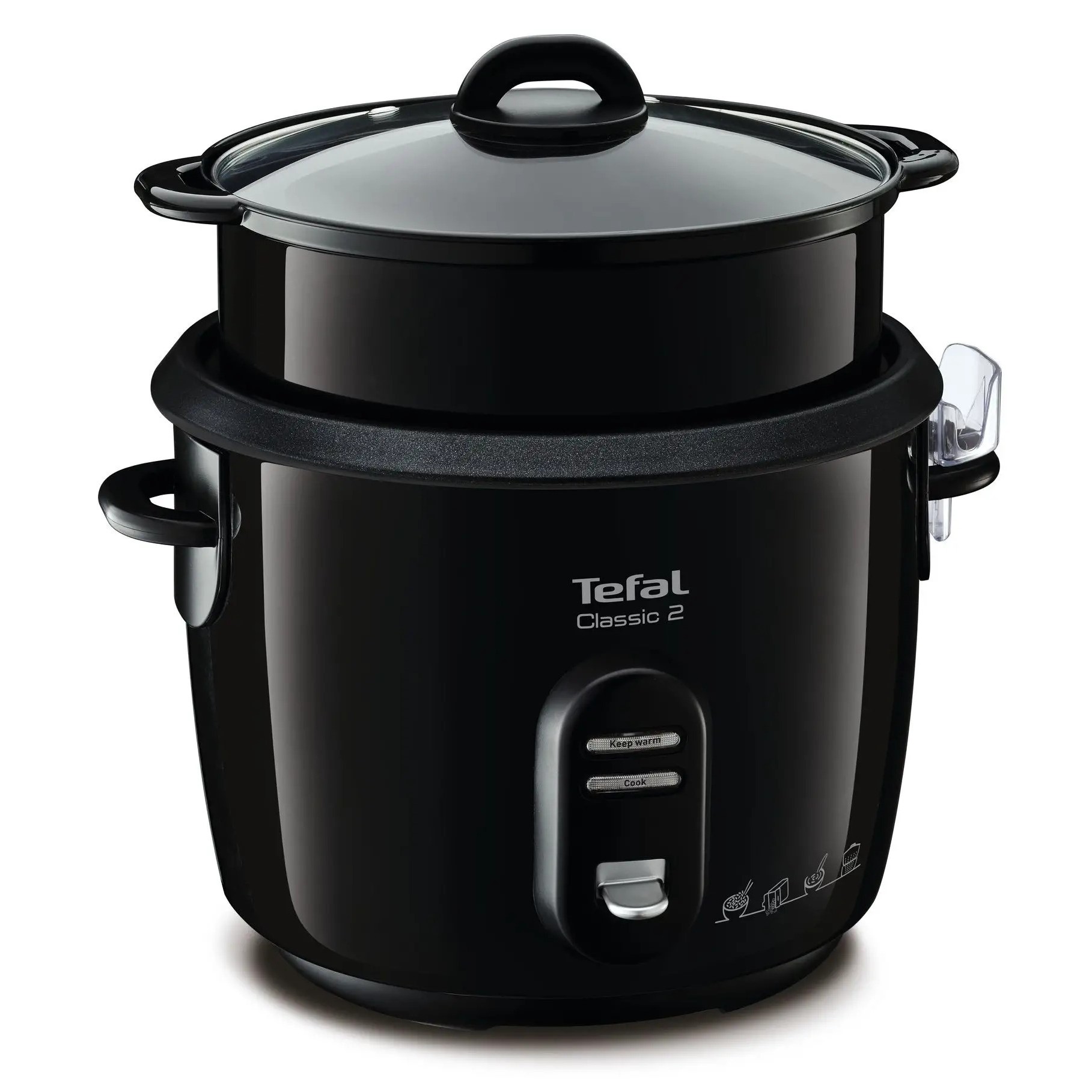 Rijstkoker NEW CLASSIC RK103811, zwart, Tefal