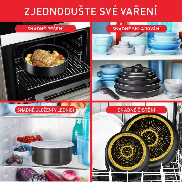 Pannenset INGENIO EASY ON L1599143, 10-delig, Tefal