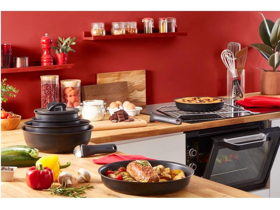 Pannenset INGENIO EASY ON L1599143, 10-delig, Tefal