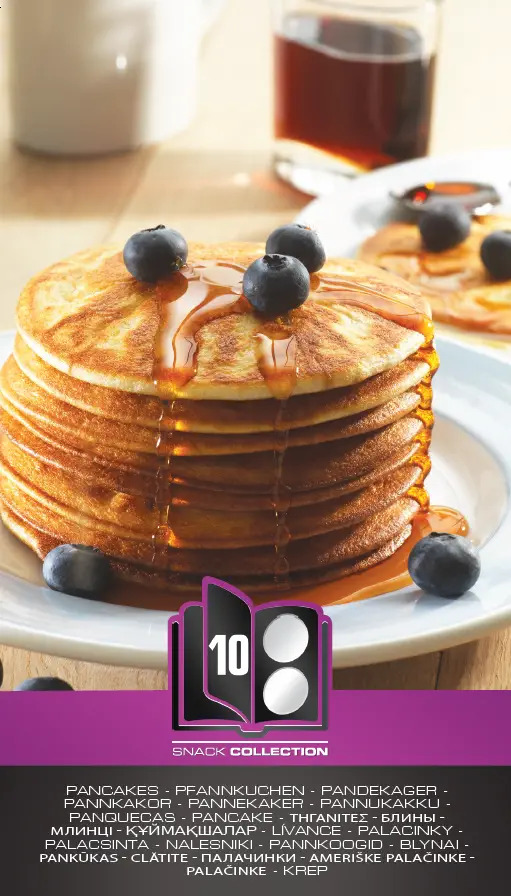 Pannenkoek-platen SNACK COLLECTION XA801012, set van 2 stuks, Tefal