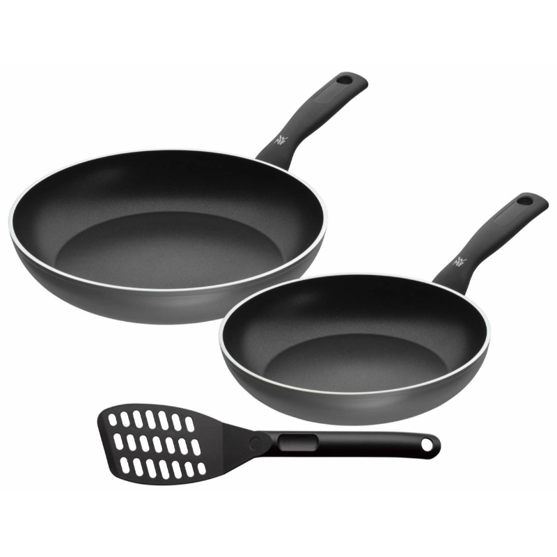 Koekenpannenset PERMADUR INSPIRE 24 cm, 28 cm met een spatel, WMF