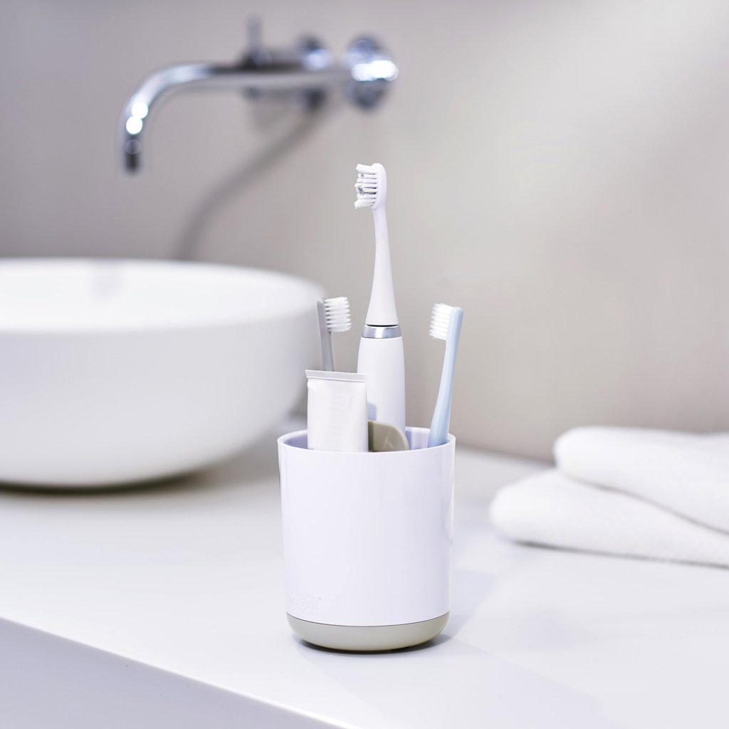 Tandenborstelbeker DUO 70552, wit, Joseph Joseph
