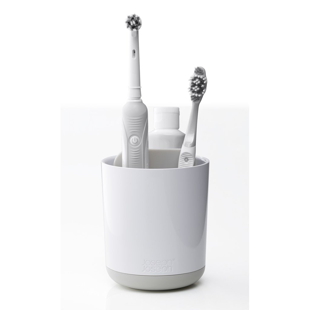 Tandenborstelbeker DUO 70552, wit, Joseph Joseph