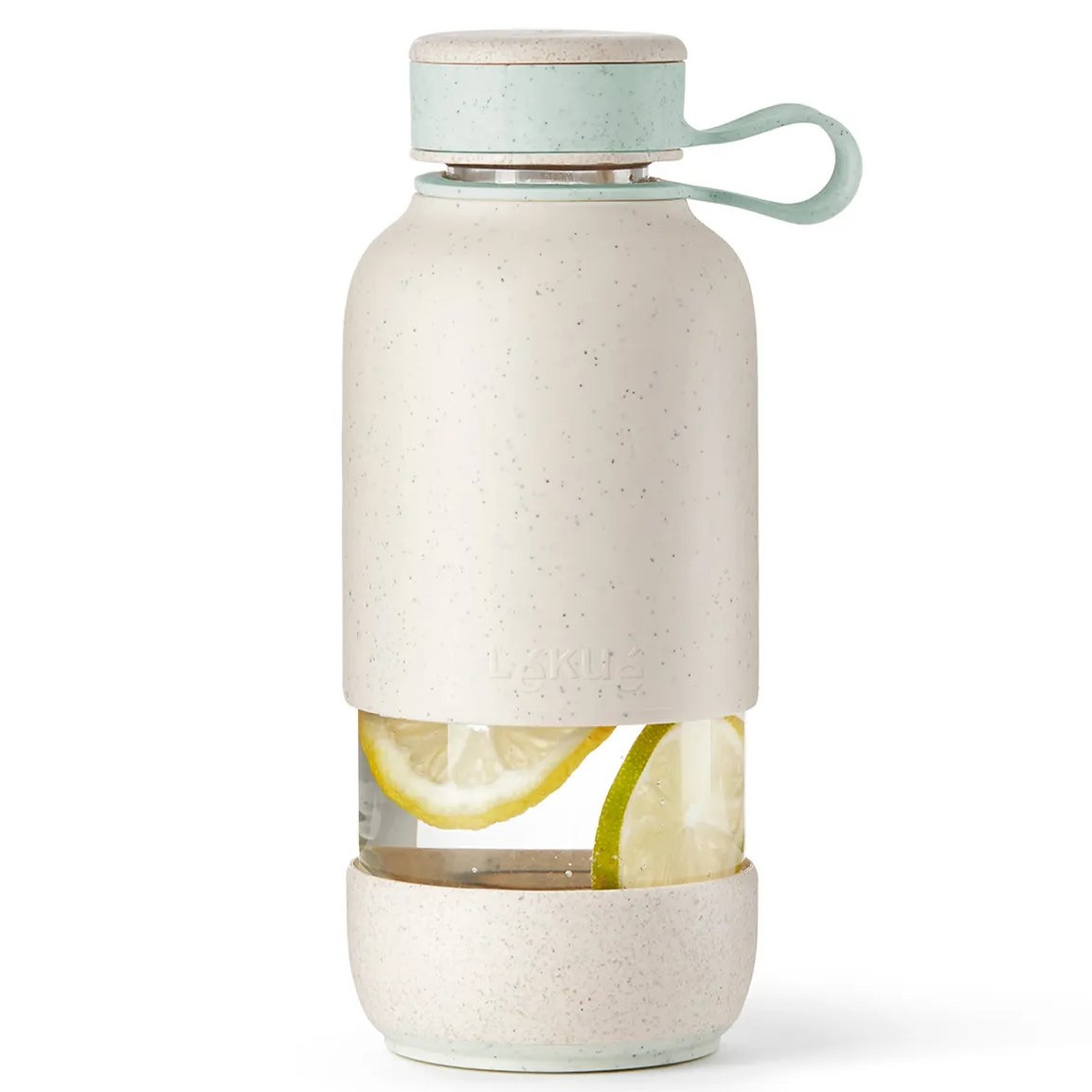 Waterfles BOTTLE TO GO 600 ml, crème, Lékué