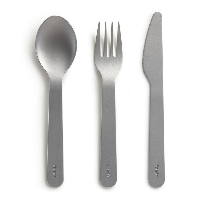 Reisbestekset BASICS TO GO, 3-delig, roestvrij staal, Lékué