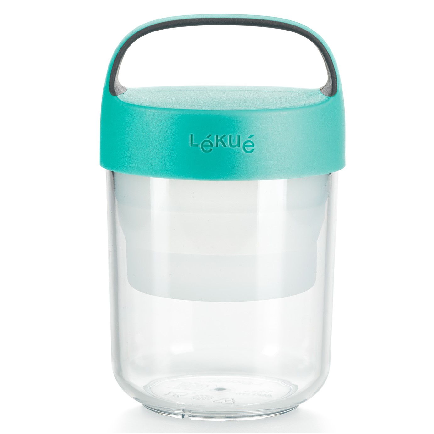 Lunchbeker JAR TO GO 400 ml, turkoois, Lékué