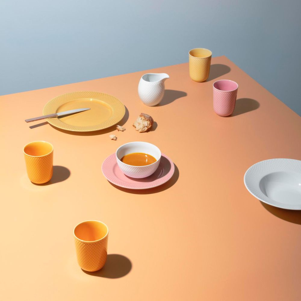 Dineerbord RHOMBE 27 cm, zand, Lyngby