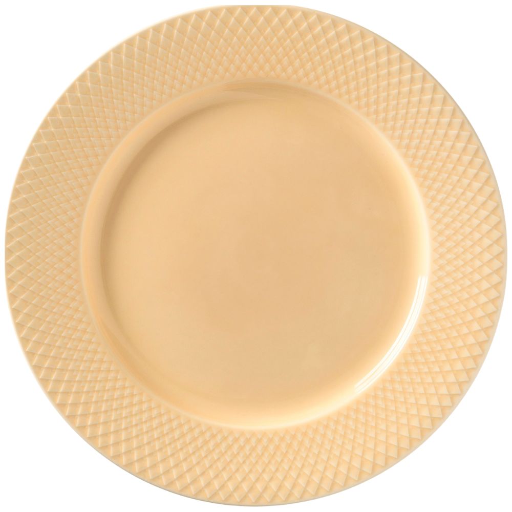 Dineerbord RHOMBE 27 cm, zand, Lyngby