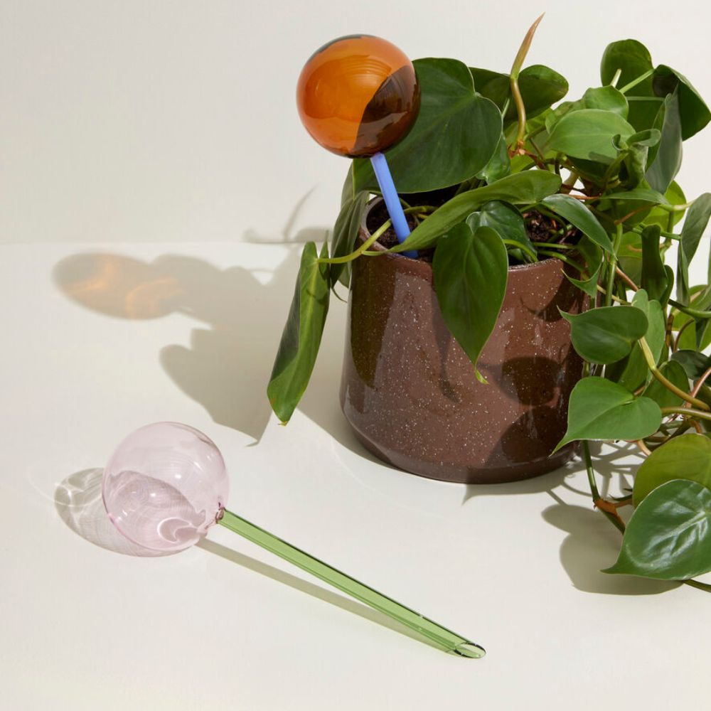 Irrigatiebal FLORA, amber, glas, Hübsch
